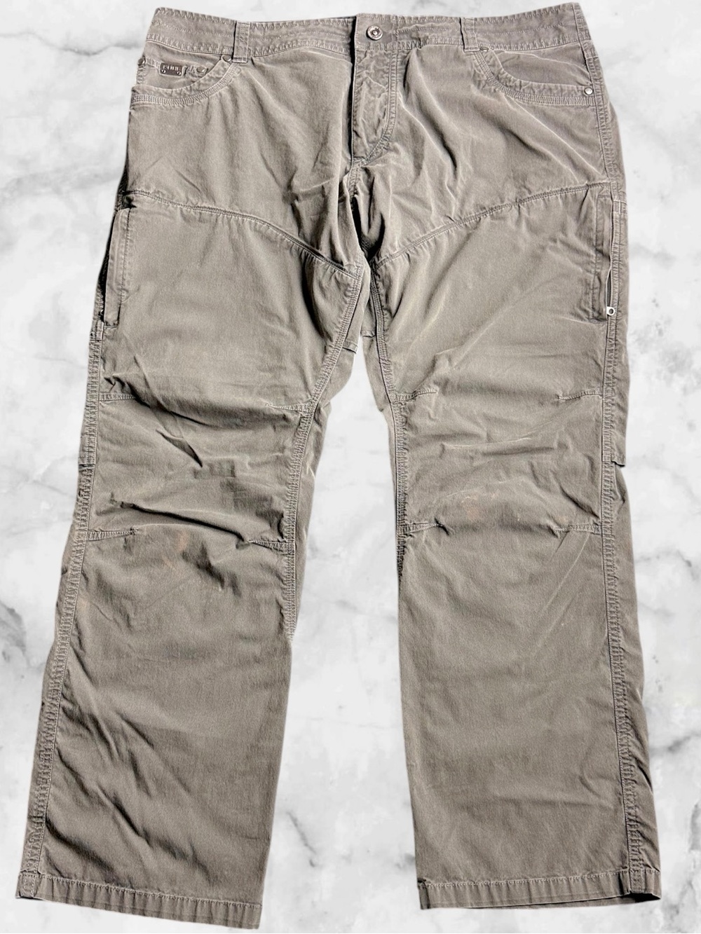 Kuhl Pants Mens 40x30 MEASURES 41x30 Brown Hiking Outdoor Utility Cargo Workwear